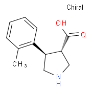 (3S,4R)-4-O-TOLYLPYRROLIDINE-3-CARBOXYLIC ACID 1047651-73-9